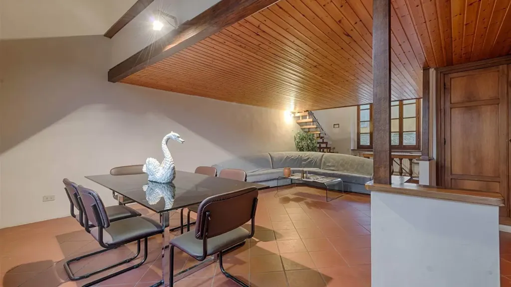 Söögituba - Loft with Terraced Balcony in Florence