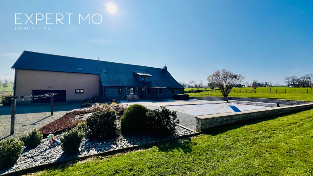 Pool - Renovated Longère with Pool in Betton