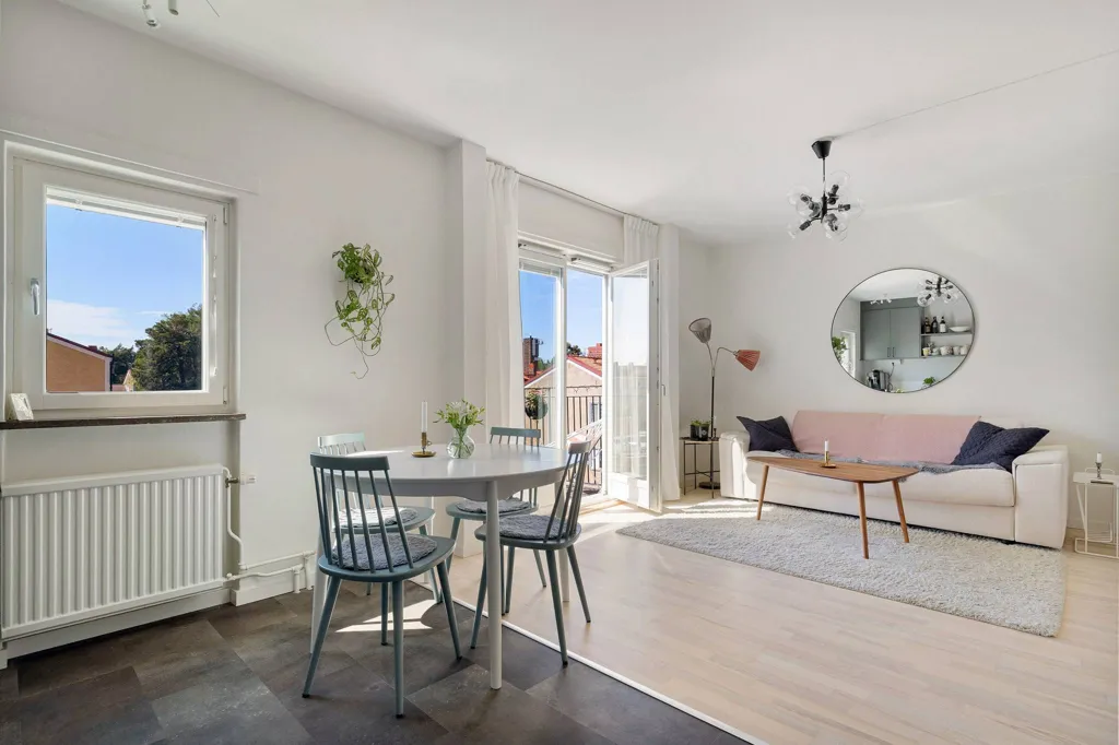 Elutuba - Modern Two-Bedroom Flat with Balcony in Stockholm
