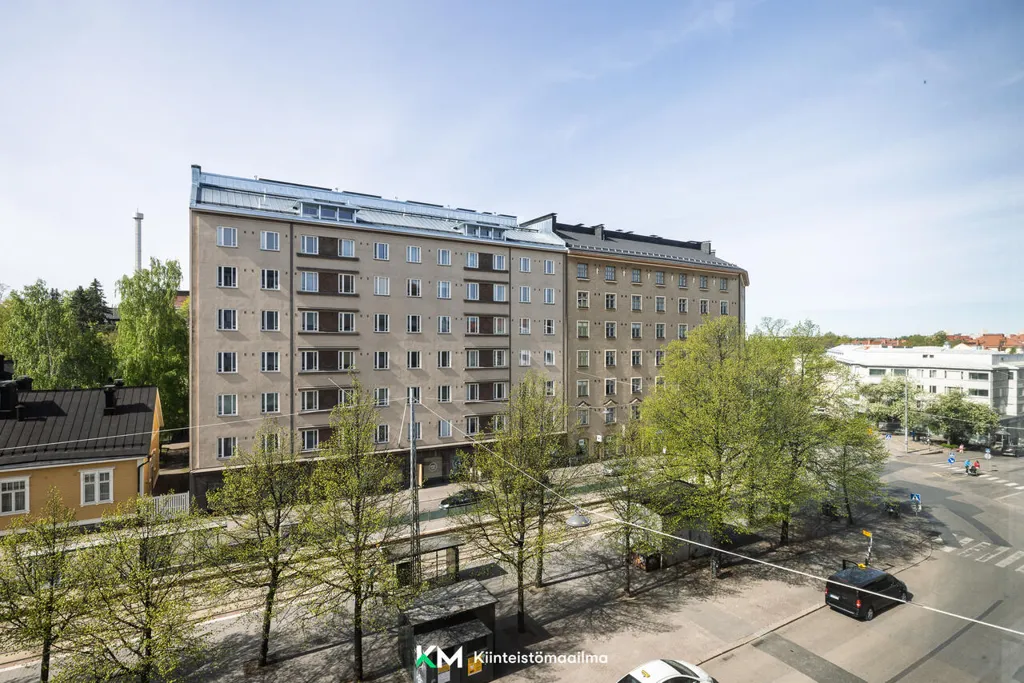 Õhuvaade - Modernised Flat with Views in Alppila