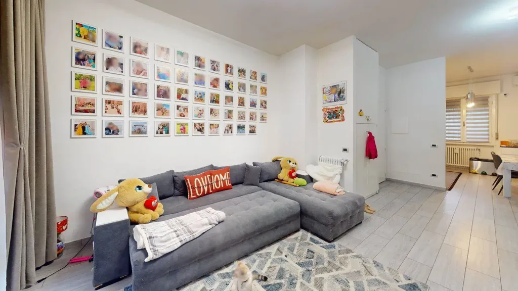 Séjour - Ground Floor Apartment with Balcony in Florence
