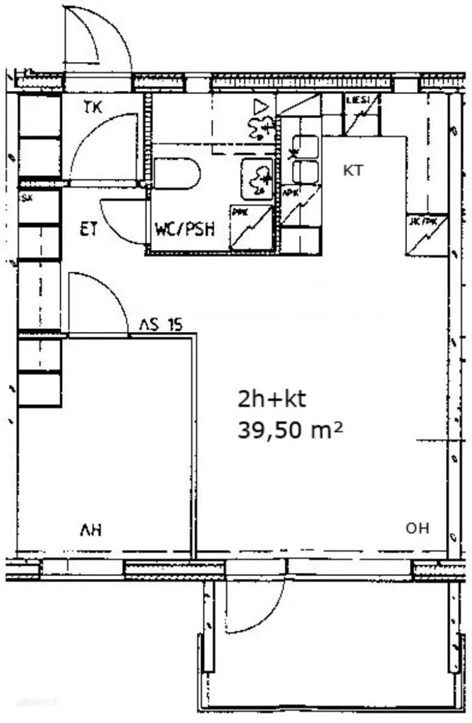 Appartement 2 pièces à FI