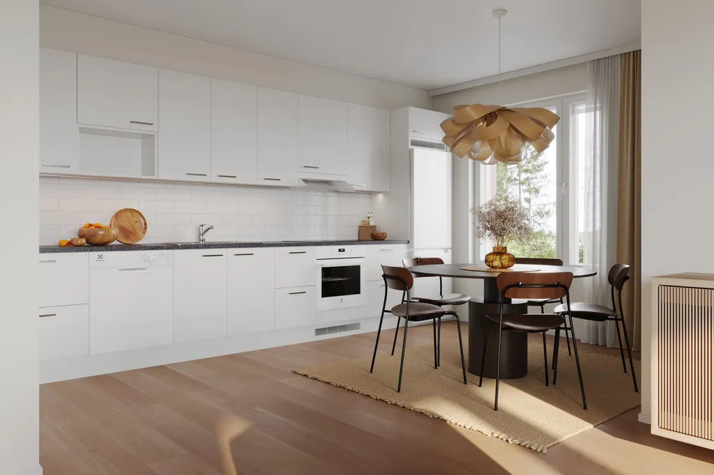 Cuisine - Accessible Senior Housing with Balcony in Eura Centre