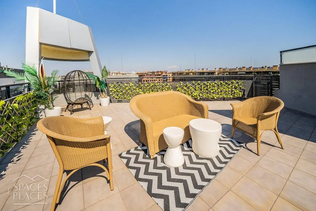 Terrasse - Luxury Penthouse with Pool in Valencia