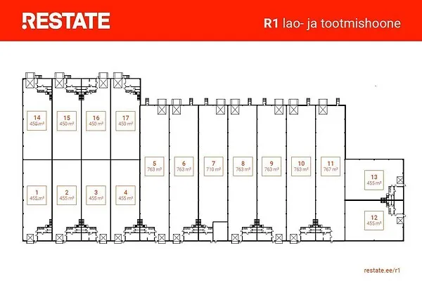 Plan - Local commercial à Rae vald