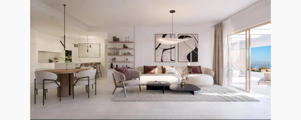 Séjour - Appartement 2 chambres à Estepona