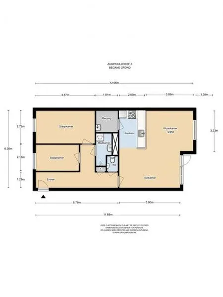 Plan - Apartment with Balcony in Utrecht