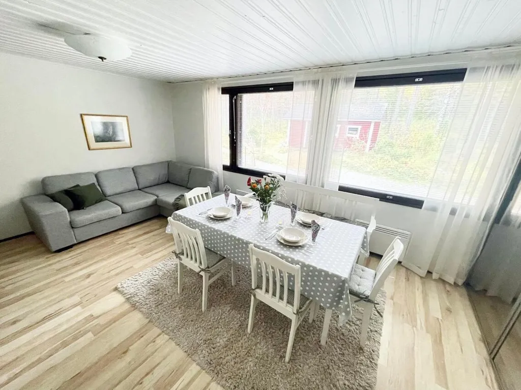Sala da pranzo - Spacious House with Sauna in Ranua