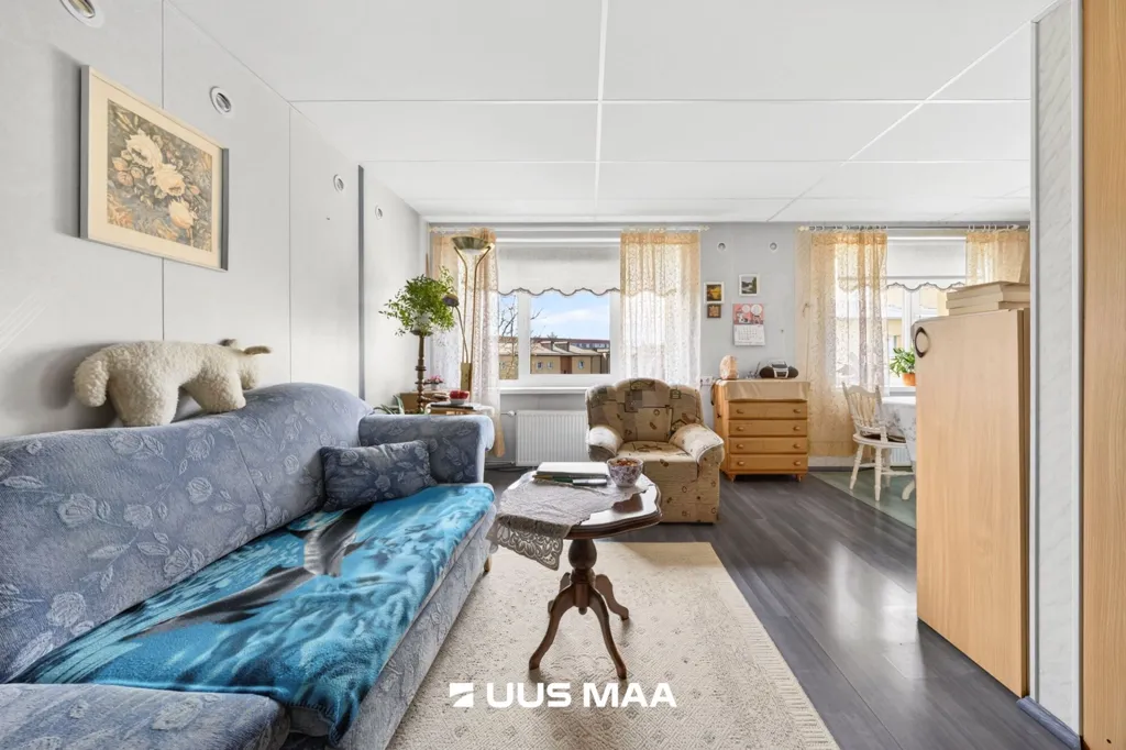 Séjour - Renovated Apartment on Top Floor in Keila