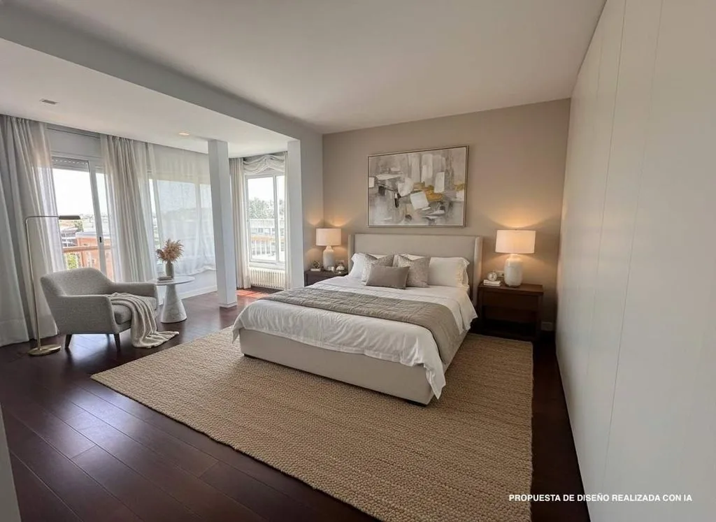 Bedrooms - Luxury Flat with Pool on Arroyofresno Street, Madrid