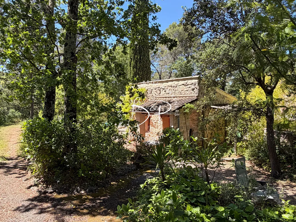 Jardin - Maison en Pierre avec Piscine à Lorgues