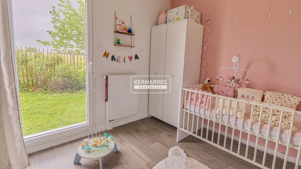 Chambres - Appartement T4 en Rez-de-Jardin avec Jardin à Kermarrec