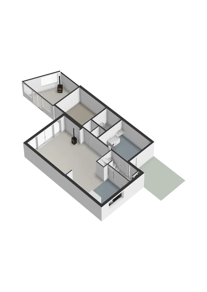 Plan - Maison 5 pièces à Borne