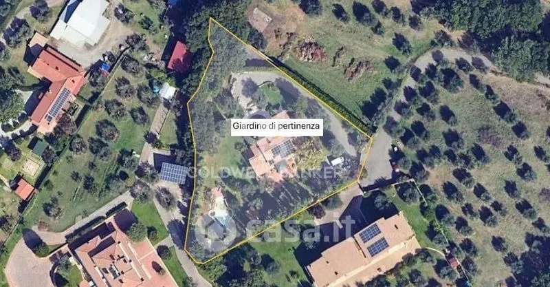 Õhuvaade - Villa with Infinity Pool in Viterbo