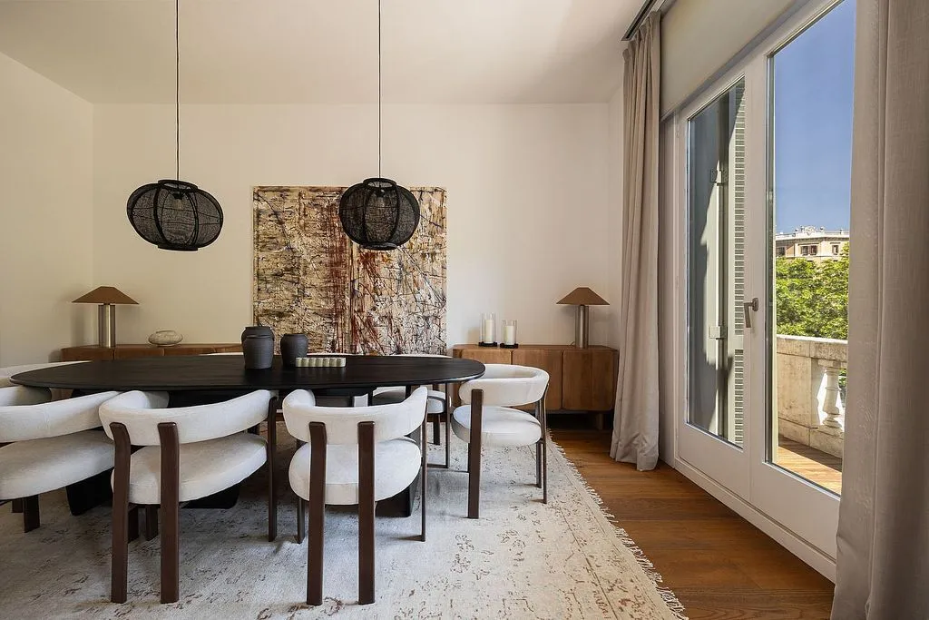 Sala da pranzo - Furnished Apartment with Terrace in La Dreta de l'Eixample