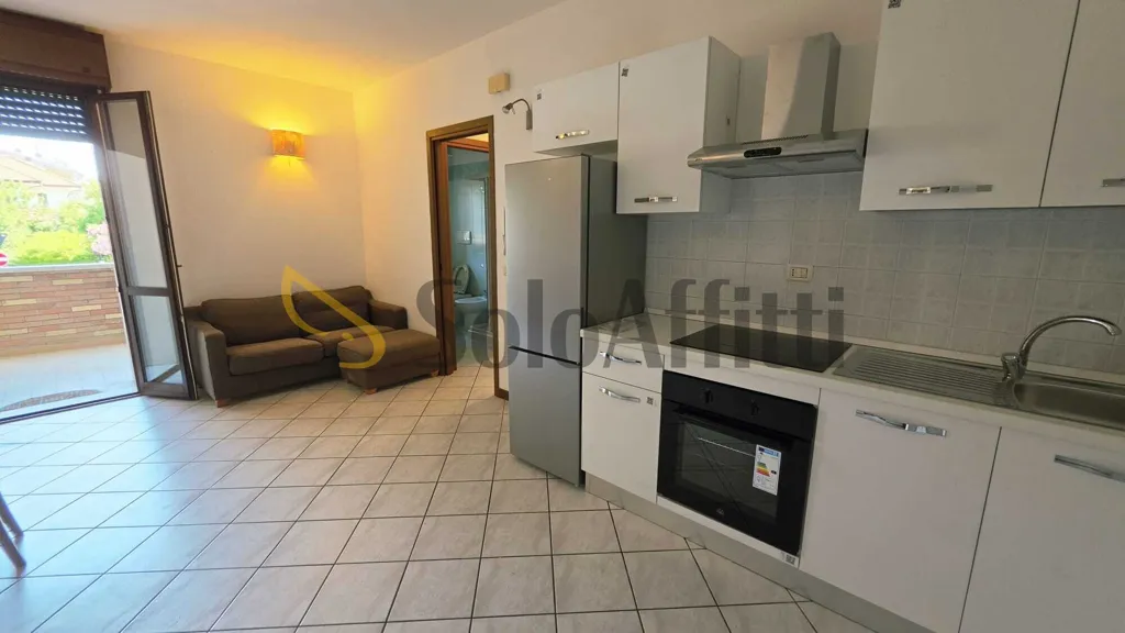 Köök - Twin-Storey Apartment with Balcony in Forlì