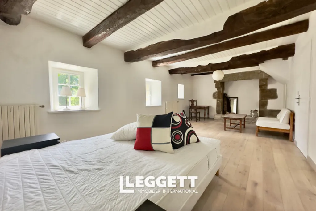 Camere da letto - Character House with Courtyard in Ploumilliau