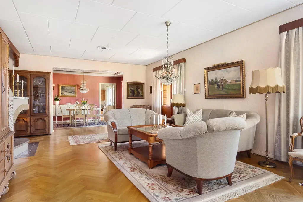 Séjour - Disponent Villa with Lake View in Lindesberg
