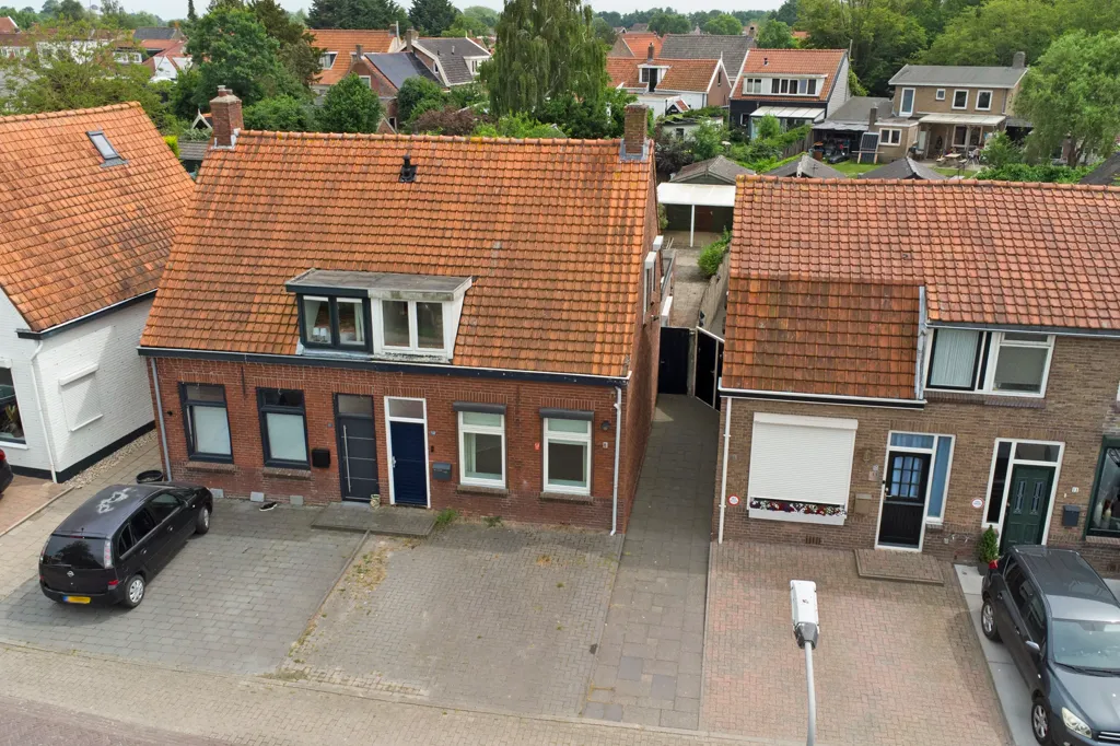 Õhuvaade - 2-Storey House with Garden in Wemeldinge