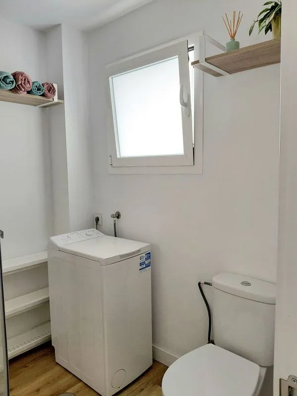 Salles de bain - 1-Bedroom Flat with Balcony in Guanarteme