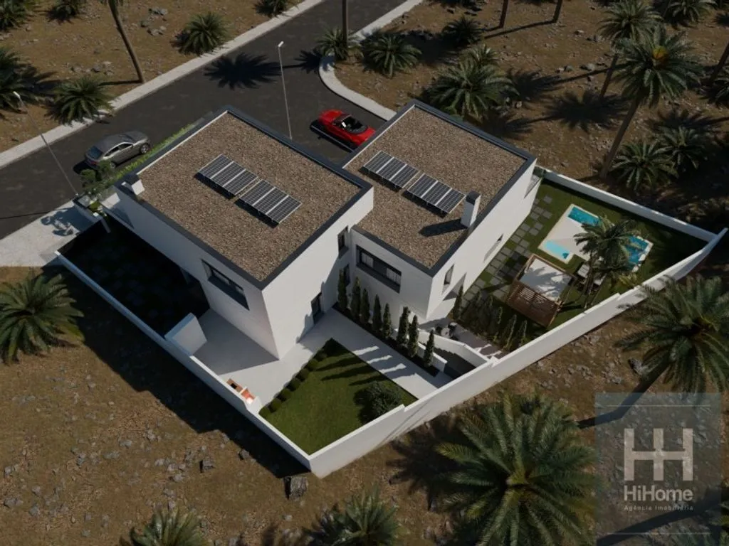 Vue aérienne - Luxury House with Pool in Porto Santo