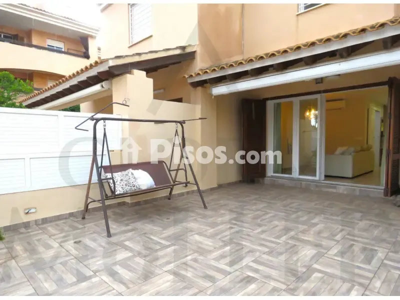Terrasse - Semi-detached Chalet with Pool in Mar de Cristal