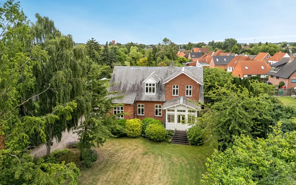 Vue aérienne - Rustic Redbrick Villa with Garden in Nakskov