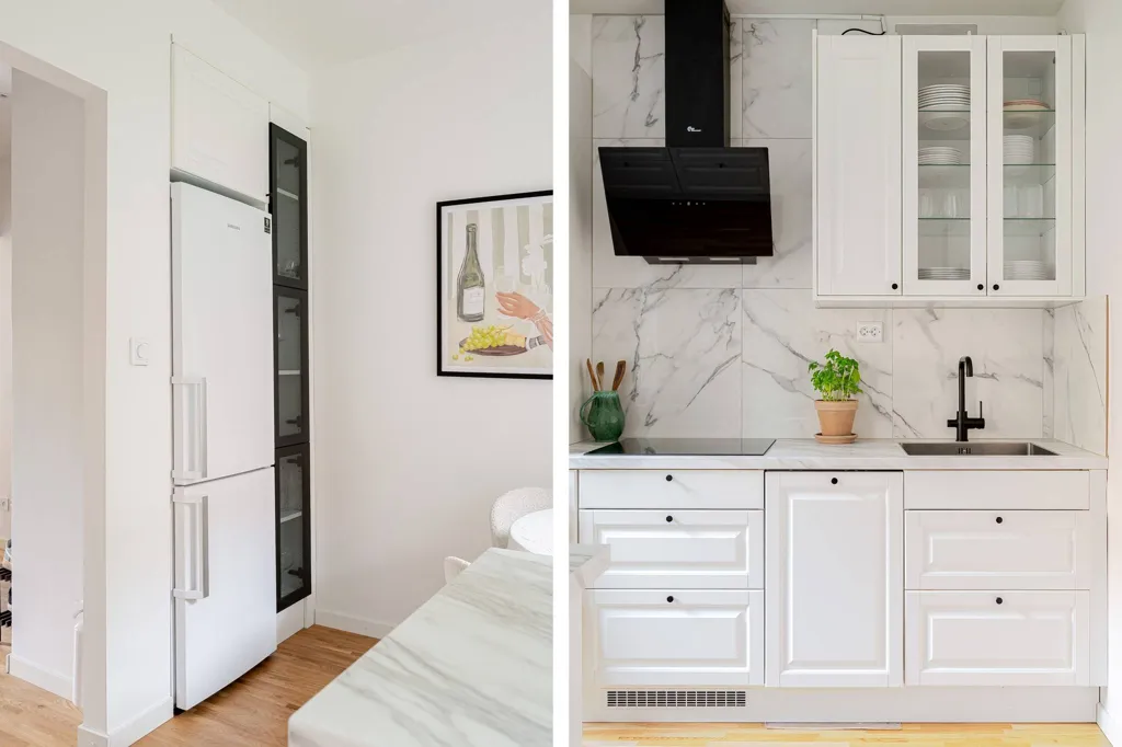 Cuisine - Renovated 2-Bedroom with Balcony in Helsingborg