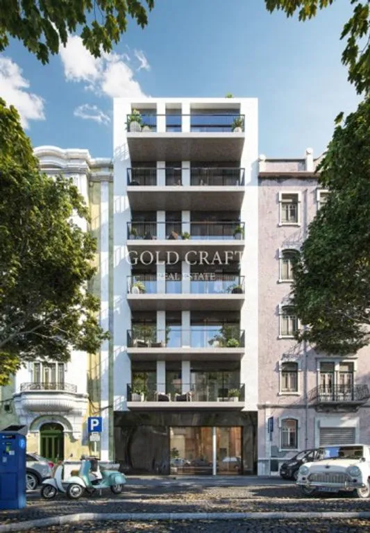Exterior - New 1-Bed Flat in Avenidas Novas, Lisbon