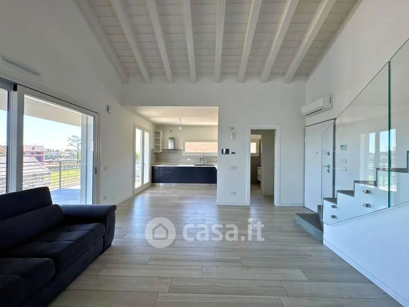 Séjour - Duplex Attico with Panoramic Terrace in Stezzano
