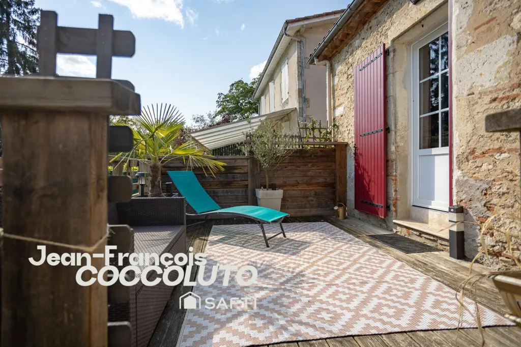 Terrass - Charming Cottage with Garonne View in Clermont-Dessous