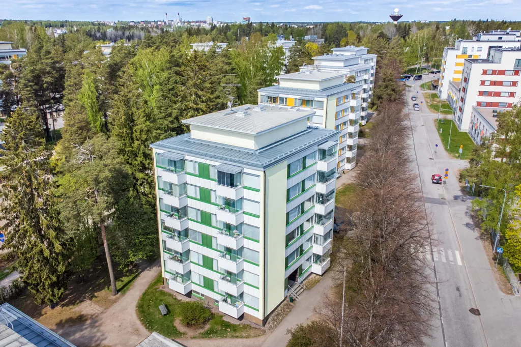 Vue aérienne - Apartment with Balcony in Kaivoksela, Vantaa