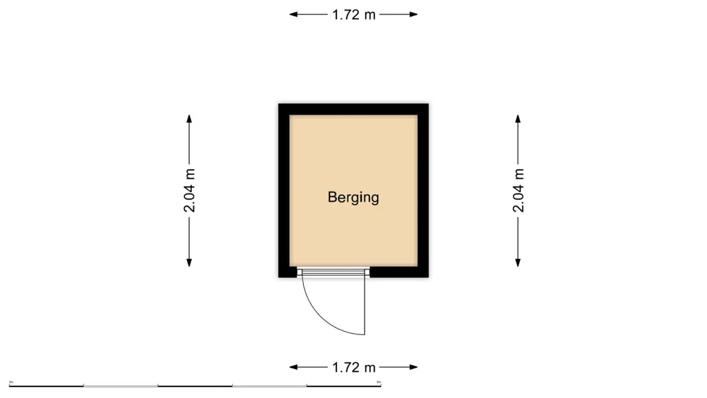 Plan - Portiekflat with Balcony in Lloydkwartier