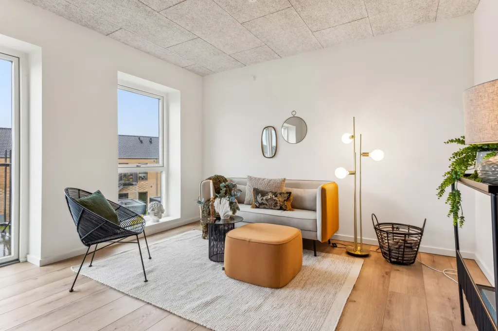 Soggiorno - Apartment with Balcony in Nørrestrand