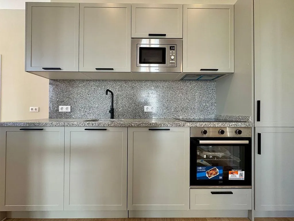 Kitchen - Studio with Air Conditioning in El Astillero