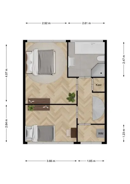 Maison 3 pièces à Spijkenisse