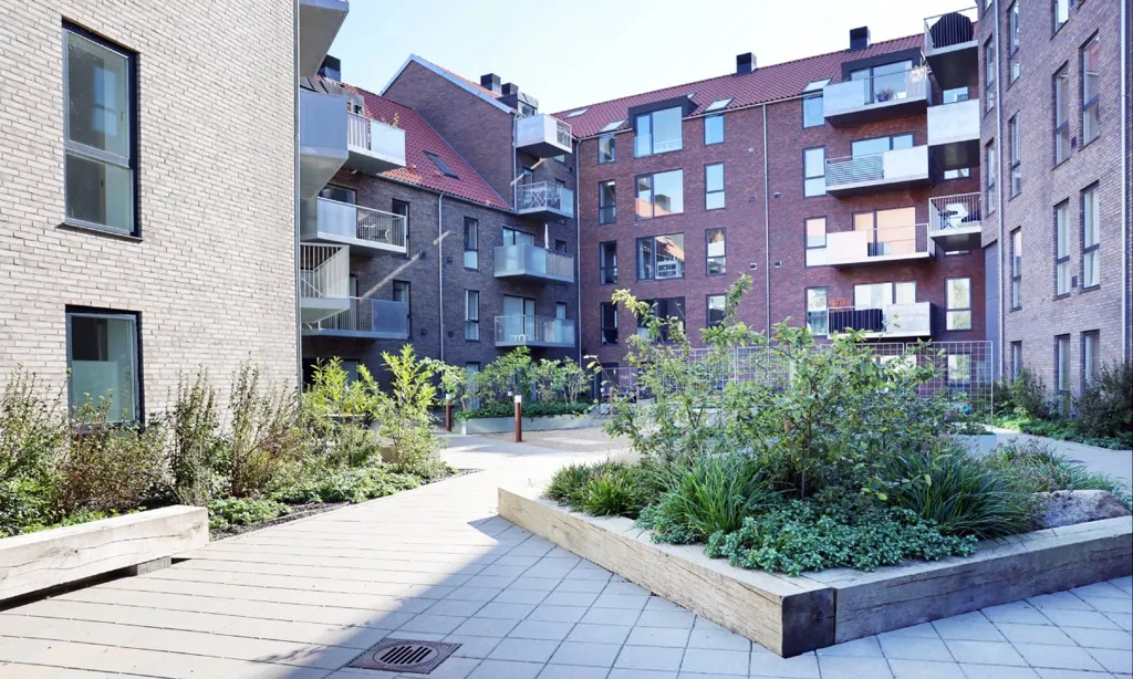 Jardin - Modern Apartment with Balcony in Hillerød