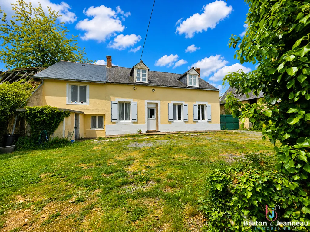 Extérieur - Maison de Campagne avec Jardin à Torcé Viviers