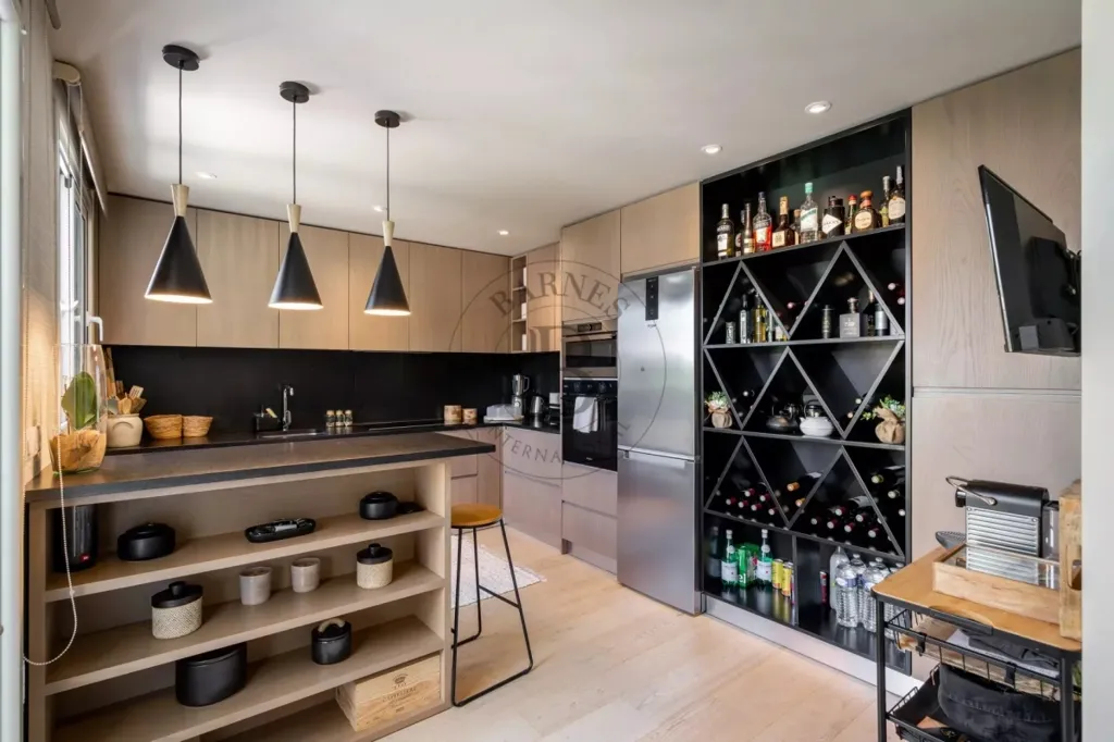 Kitchen - Contemporary Villa with Garden in Mougins