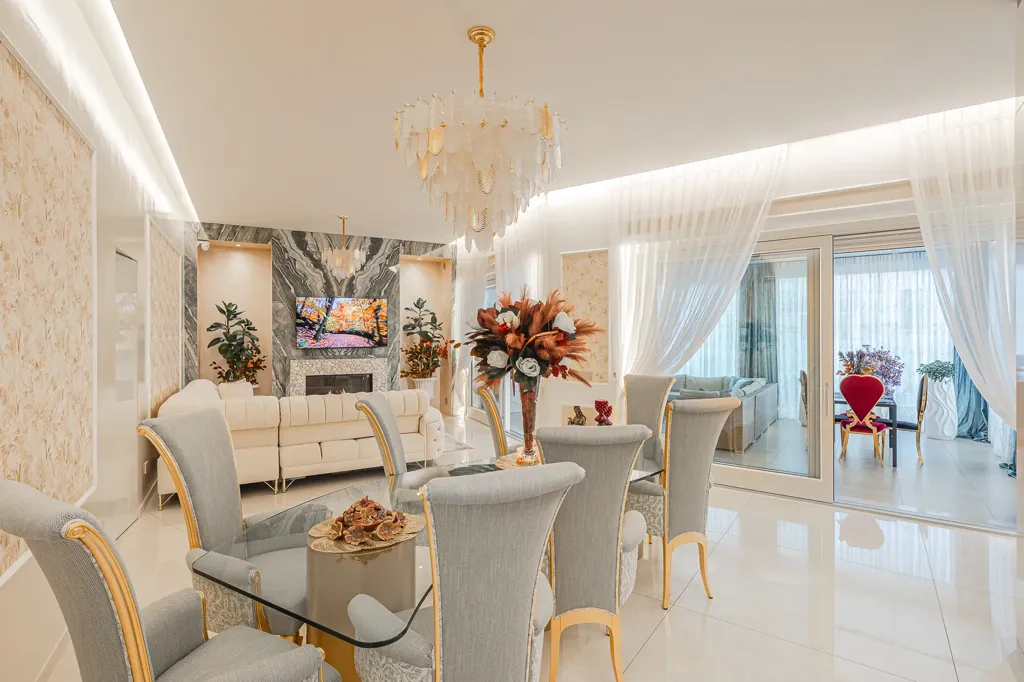 Salle à manger - Penthouse with Panoramic Terrace in Milan