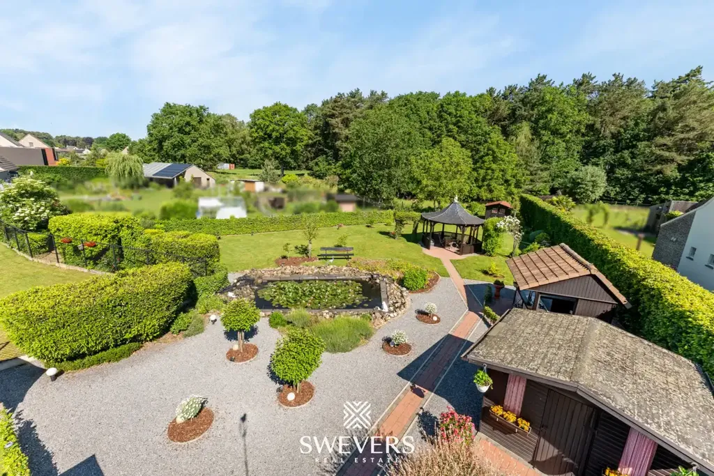 Vista aerea - Open Plan House with Garden View in Diest
