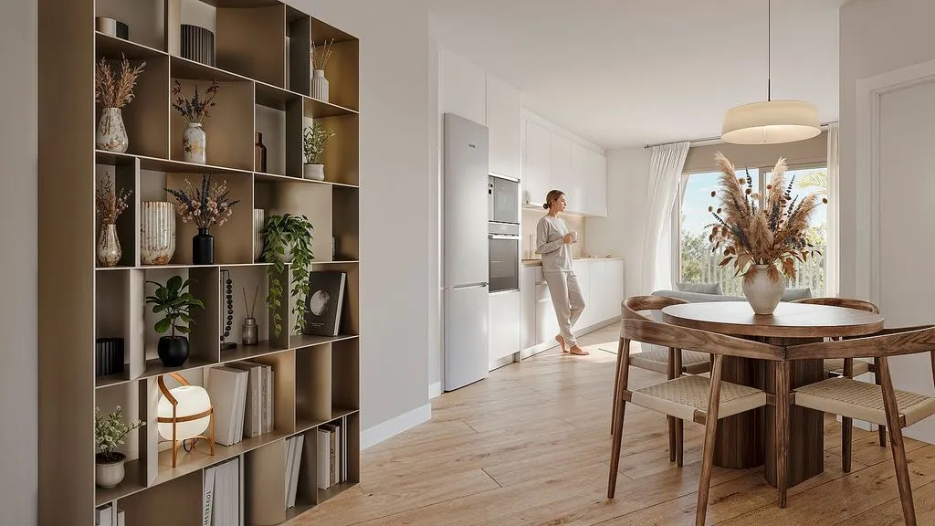 Salle à manger - New Flat with Pool in Cornellà Centre