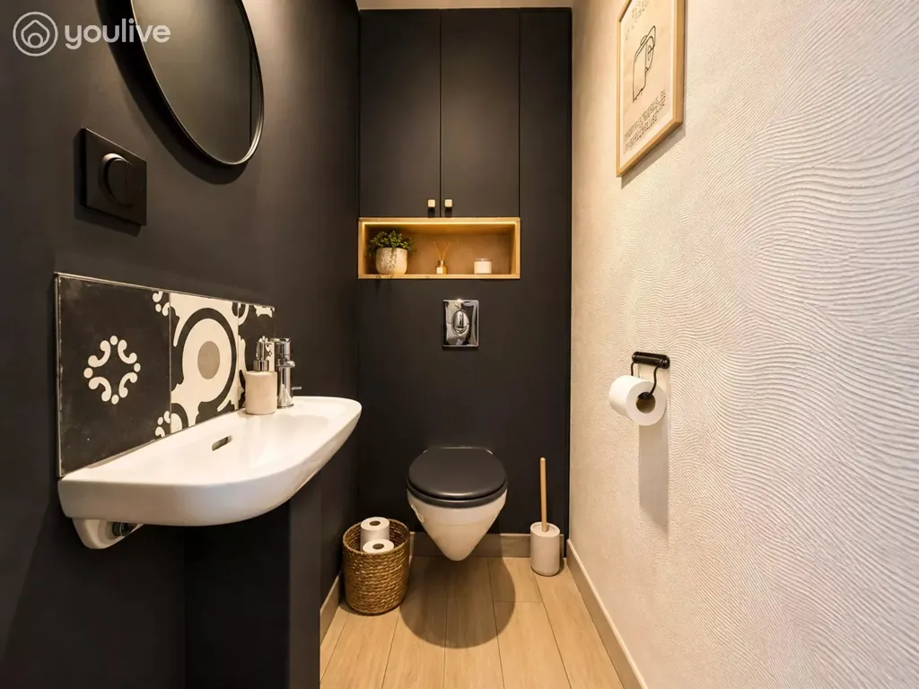 Salles de bain - Maison 6 pièces à Briollay
