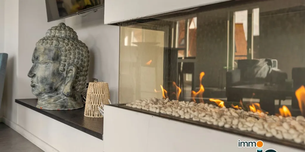 Séjour - Maison avec Grand Jardin à Bredene, Proche de la Mer
