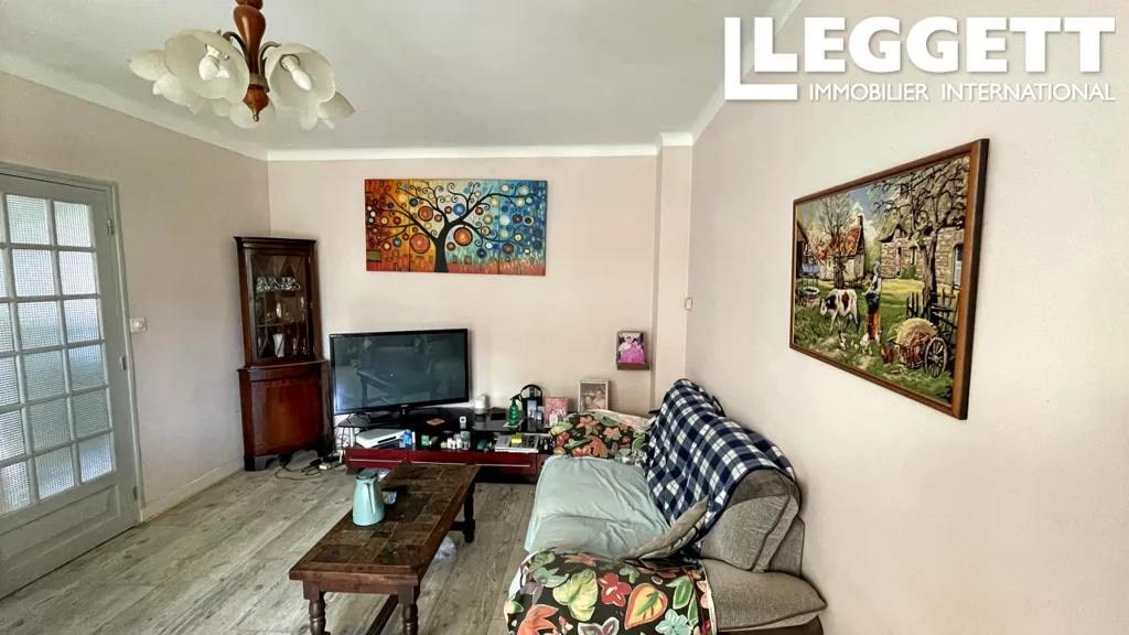 Wohnzimmer - Spacious House with Garden in Ploussulié