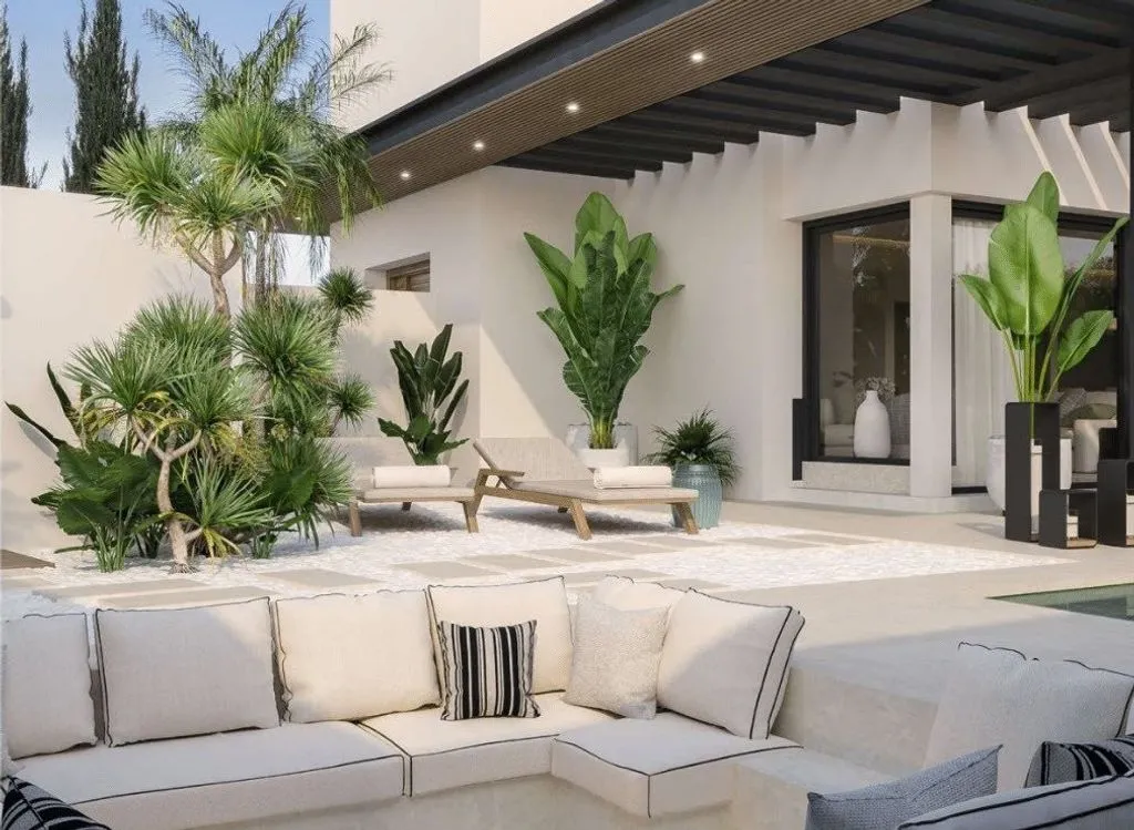 Terrasse - Luxury Villa with Sea View in Mijas