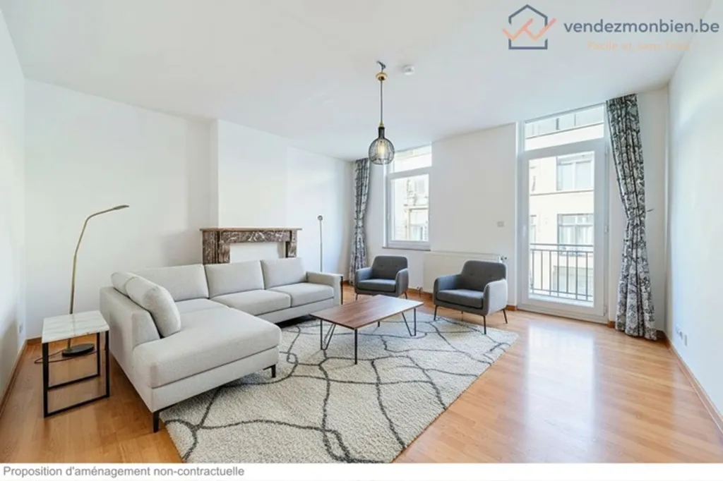 Elutuba - 3-Bedroom Apartment in Anderlecht