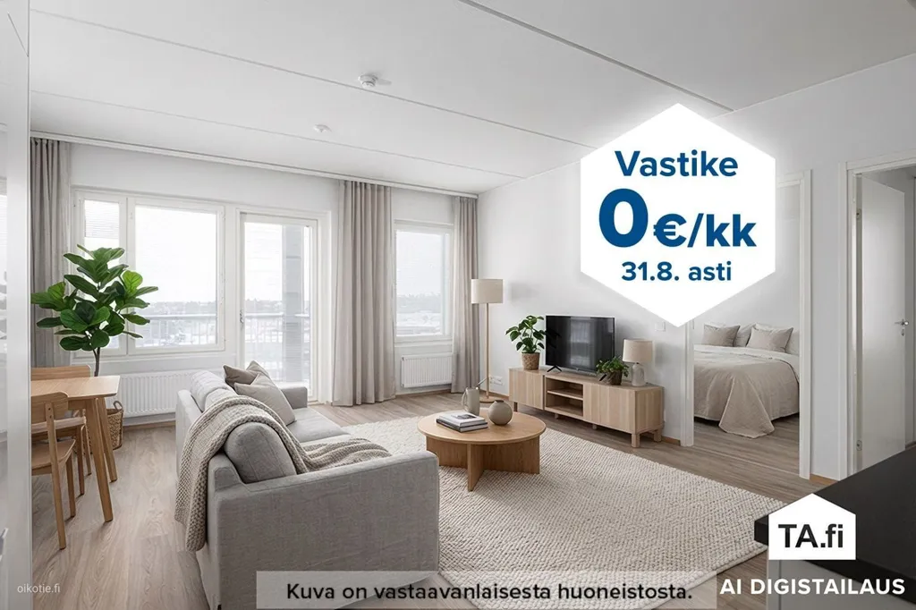 Elutuba - New Apartment with Glazed Balcony in Espoo