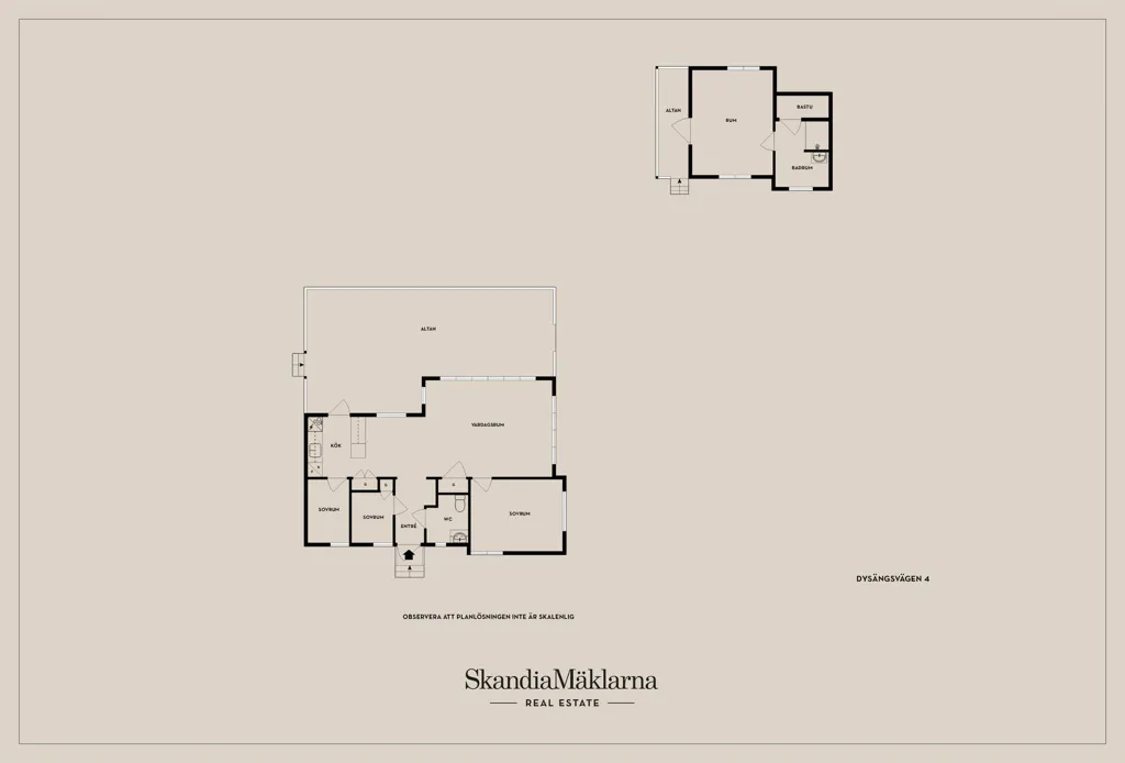 Plan - Charming Cottage with Garden in Skälsmara
