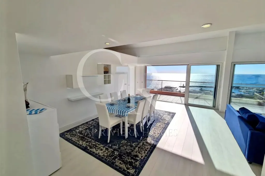 Söögituba - Luxury Penthouse with Sea View in Menton